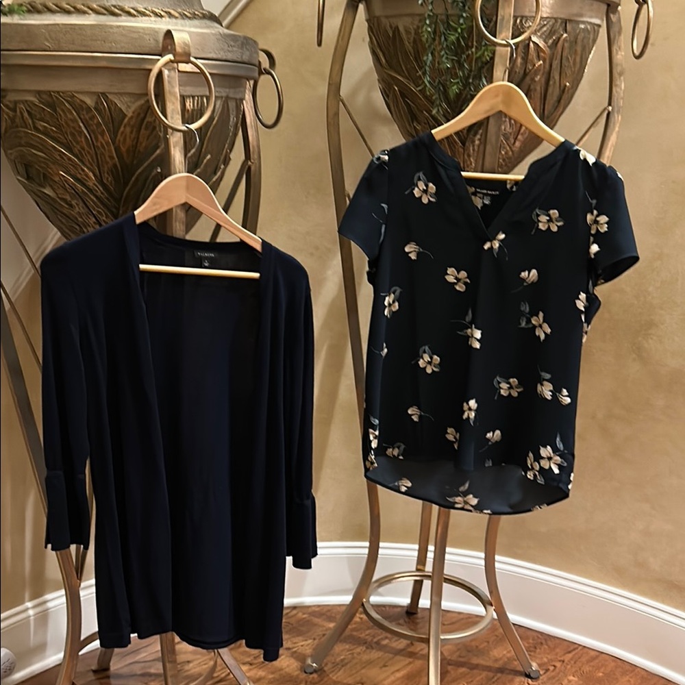 Floral Navy Women's Top